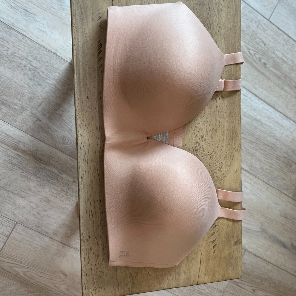 Tommy John Second Skin Lightly Lined Wireless Tan Bra 36D Maple Sugar  #200016